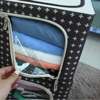 Tủ vải đựng đồ Oliving Box 66L Hàn Quốc