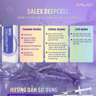 Salex Deepcell – Giải Pháp Tái Tạo Da Toàn Diện Từ DNA Cá Hồi