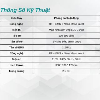 Máy tiêm dưỡng chất Mesotherapy gun (MESO I)