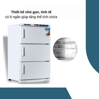 Tủ tiệt trùng dụng cụ, khăn spa, y khoa bằng tia UV 3 tầng 23C