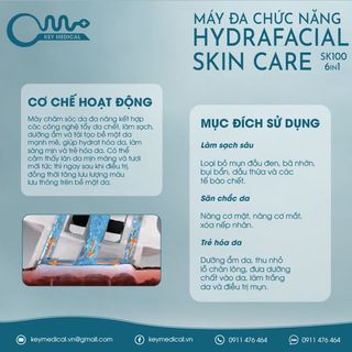 Máy đa chức năng 6 in 1 hydrafacial skin care (SK-100)