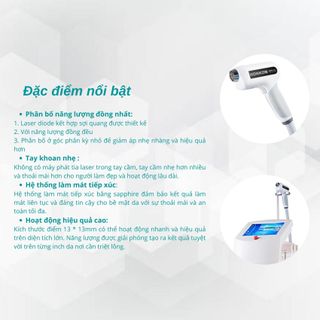 Máy triệt lông Diode Laser 808nm 810Fiber