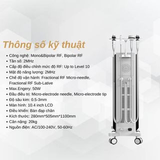 Sanhe Beauty PINXEL-2 Thiết bị RF phân đoạn trị sẹo, xóa nếp nhăn