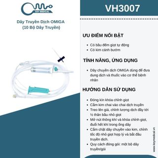 Dây truyền dịch OMIGA (10 bộ dây truyền)