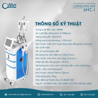 Máy giảm béo quang đông Cryolipolysis SHC-1