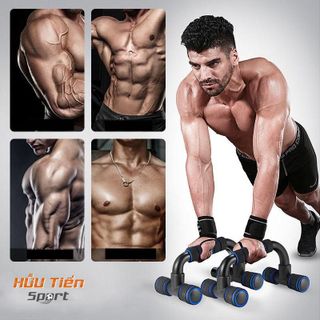 Dụng Cụ Tập Hít Đất Chống Đẩy Chân Thẳng Tập Vai Bụng Push up Stand, Dụng Cụ Tập Gym Thể Dục Tại Nhà Cho Nam