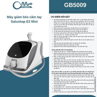 Máy giảm béo cầm tay Salushap E2 Mini