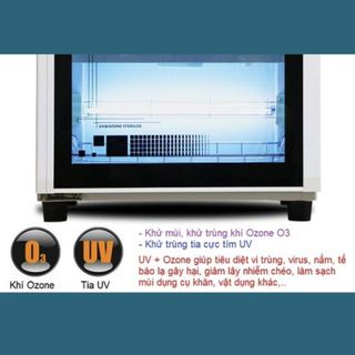 Tủ tiệt trùng Ozone dụng cụ, khăn spa, y khoa bằng tia UV