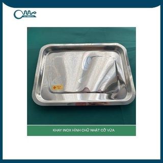 Khay INOX hình chữ nhật cỡ vừa