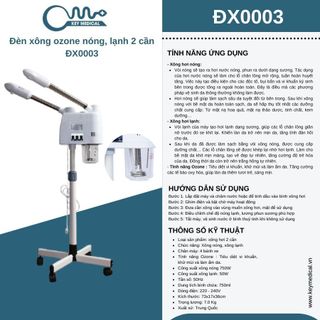 Cần xông ozone nóng - lạnh 2 cần ĐX0003