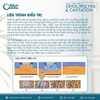 Máy giảm béo Cryolipolysis & Cavitation