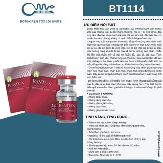 B.o. t.o.x ReNTOX 100 Units