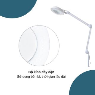 Đèn lúp led thân khớp cổ ngỗng có chân đẩy KL0003