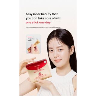 Bột Uống Collagen - Biocos Strawberry Glutathione Fish Collagen (Hộp 60 gói)