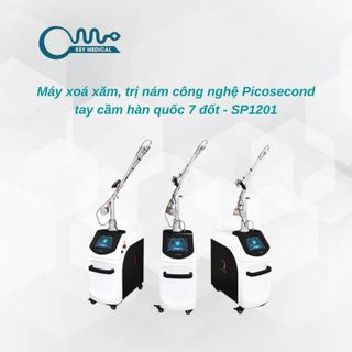 Máy xoá xăm, trị nám công nghệ Picosecond tay cầm hàn quốc 7 đốt - SP1201