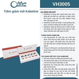Tiêm giảm mỡ Kabeline