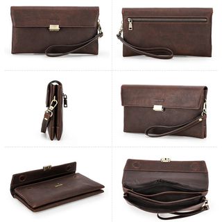 Ví cầm tay nam da bò thật MC1020