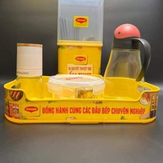 Bộ ống đũa + hộp đựng giấy + khay để gia vị