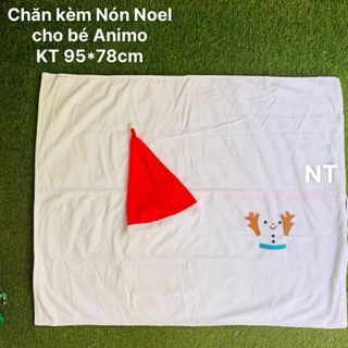 Chăn Noel kèm tặng nón Noel