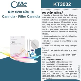 Kim tiêm đầu tù Cannula