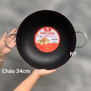 Chảo không dính Cook 34cm - HKM NutiFoood