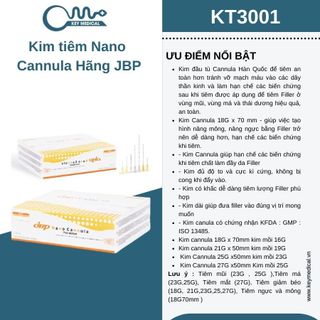 Kim tiêm Nano Cannula Hãng JBP