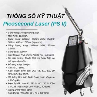 Máy trị nám 850ps picosecond laser (PS II)