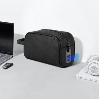 Ví cầm tay nam da bò thật có khóa vân tay V2417