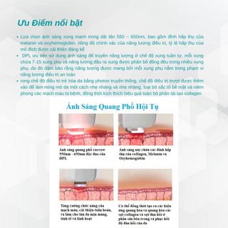 Máy triệt lông trẻ hoá da, ánh sáng Photon + DPL SP1107