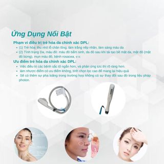 Máy triệt lông trẻ hoá da, ánh sáng Photon + DPL SP1107