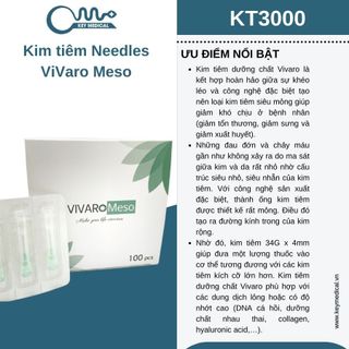 Kim tiêm Needles ViVaro Meso
