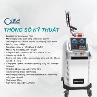 Máy trị nám da 450ps picosecond laser (PicoFocus)