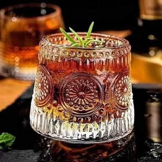 Bộ 6 ly xoay thuỷ tinh cao cáo Whishy Rock