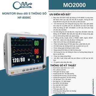 Monitor theo dõi 5 thông số HF-8000C