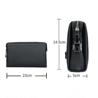 Ví cầm tay nam da bò thật có khóa số YD6097