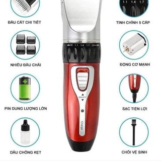 Tông đơ Jichen loại xịn cấm sạc 0817
