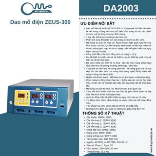 Dao mổ điện ZEUS-300