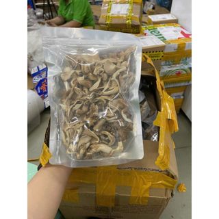 Nấm Bào Ngư Xám Khô Loại 1 Ngon Sạch Giòn Dai 200gr (hỏa tốc)