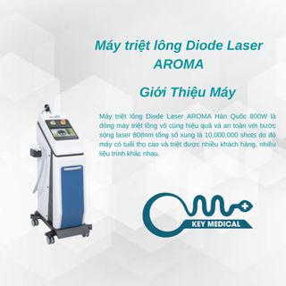 Máy triệt lông Diode Laser AROMA Hàn Quốc 800W
