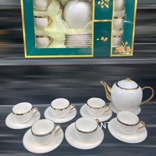 Bộ tách trà sứ cao cấp