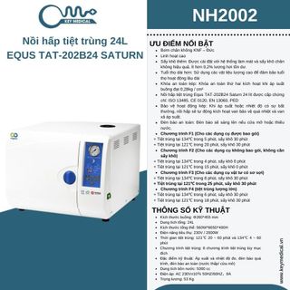 Nồi hấp tiệt trùng EQUS TAT-202B24 SATURN