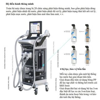 Máy triệt lông 2 tay cầm Diode Laser DL1200-PRO