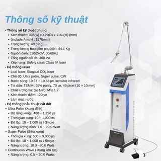 Máy điều trị cắt đốt – CO2 laser phẫu thuật – CYMA