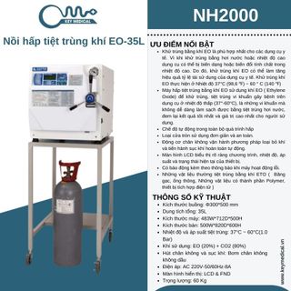 Nồi hấp tiệt trùng khí EO-35L