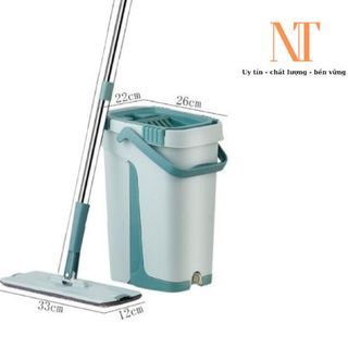 Bộ lau nhà tự vắt thông minh đầu xoay 360 độ tiện lợi