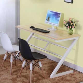 Bàn làm việc, bàn học chân sắt mẫu chữ Z