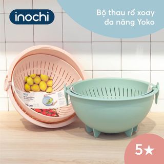 Bộ Thau Rổ Xoay Đa Năng Yoko 28CM Nhật Bản – Hàng Cao Cấp Từ #INOCHI.