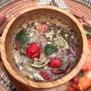 MUỐI SỮA TIÊU ĐEN 500gr 1 hủ  (hỏa tốc giao)