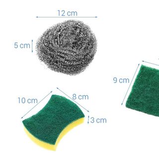 Bộ Rửa Chén 3 Món SAMRAN
