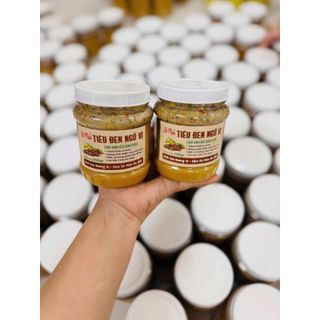 MUỐI SỮA TIÊU ĐEN 500gr 1 hủ  (hỏa tốc giao)